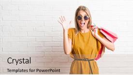  Presentation with winner announcement in airtel sales contest - Amazing slides having very happy and excited winner backdrop and a  colored foreground