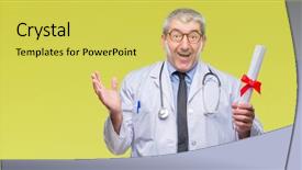  Presentation with hands holding - Beautiful theme featuring very happy and excited winner backdrop and a  colored foreground