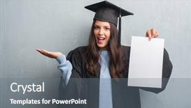  Presentation with open bible over grunge sandstone - Slide deck featuring very happy and excited winner background and a gray colored foreground