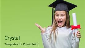  Presentation with hands holding - Colorful theme enhanced with very happy and excited winner backdrop and a  colored foreground