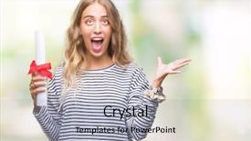  Presentation with certificate - Beautiful presentation featuring very happy and excited winner backdrop and a light gray colored foreground