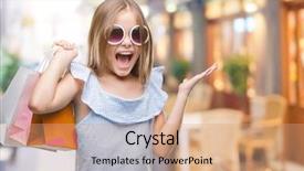  Presentation with holding hands - Presentation enhanced with very happy and excited winner background and a coral colored foreground