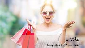  Presentation with hands holding - Beautiful PPT theme featuring very happy and excited winner backdrop and a lemonade colored foreground