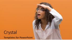  Presentation with forward - PPT theme consisting of very happy and smiling looking background and a gold colored foreground