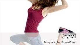  Presentation with happy birthday - Presentation theme having very happy young teen with car keys jumping with excitement great concept for graduation or birthday car background and a white colored foreground