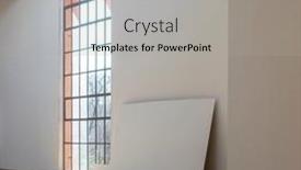  Presentation with nobody - Presentation theme enhanced with very-high-white-wall background and a light gray colored foreground