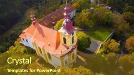  Presentation with czech republic - PPT theme enhanced with very important rich and interesting background and a tawny brown colored foreground