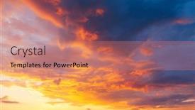  Presentation with epic - Slide set featuring very-incredible-sunset-with-colorful background and a coral colored foreground