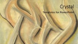  Presentation with pastel - PPT theme having very interesting astract image background and a yellow colored foreground