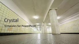  Presentation with tiles - Amazing presentation design having scenic view over the ruins of the roman forum in rome italy backdrop and a coral colored foreground