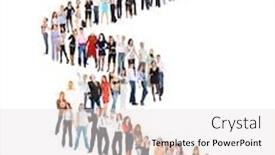  Presentation with culture - PPT layouts with very long line corporate culture background and a white colored foreground