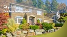  Presentation with vancouver - Beautiful slides featuring lawn maintenance - very neat and colorful home backdrop and a teal colored foreground