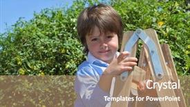  Presentation with medical evaluation of 5 years old boy - Amazing theme having very nice four year old backdrop and a  colored foreground