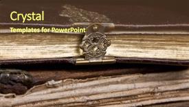  Presentation with old diary - Presentation enhanced with very old diary background and a tawny brown colored foreground