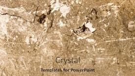  Presentation with dying - PPT theme featuring very-old-dying-concrete-wall background and a coral colored foreground