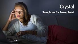  Presentation with lactation young woman breastfeeding - PPT layouts consisting of tired eyes trying to stay background and a tawny brown colored foreground