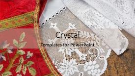  Presentation with damask - Amazing slide deck having vetment - antique set of a white backdrop and a  colored foreground