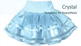  Presentation with mini power plant - Beautiful PPT layouts featuring vetment - mini skirt backdrop and a sky blue colored foreground