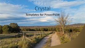  Presentation with way - Presentation consisting of via-de-la-plata-way background and a light blue colored foreground