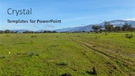  Presentation with way - Presentation featuring via-de-la-plata-way background and a light blue colored foreground