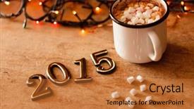  Presentation with 2019 chinese new year - Amazing presentation theme having vibrant beautiful firework - 2015 happy new year greeting backdrop and a  colored foreground