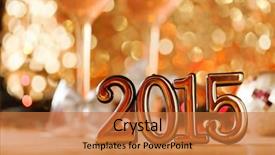  Presentation with 2019 chinese new year - Slides enhanced with vibrant beautiful firework - 2015 happy new year greeting background and a  colored foreground