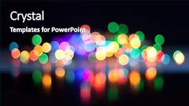  Presentation with colorful abstract movable - Slide deck featuring vibrant beautiful firework - abstract bokeh magic colorful blurred background and a black colored foreground