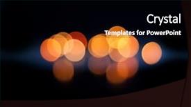  Presentation with blurred bokeh - Beautiful PPT theme featuring vibrant beautiful firework - abstract bokeh magic colorful blurred backdrop and a  colored foreground