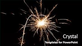 Presentation with black yellow - PPT theme having vibrant beautiful firework - yellow sparkler holiday background background and a black colored foreground