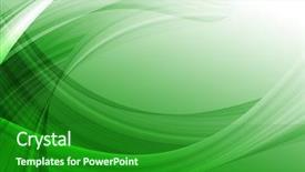  Presentation with abstract simple - Colorful presentation enhanced with vibrant green abstract backdrop and a forest green colored foreground