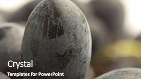  Presentation with extreme - Colorful theme enhanced with vibrant green vineyard - extreme closeup of a fresh backdrop and a dark gray colored foreground