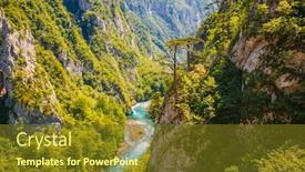  Presentation with bosnia - Audience pleasing PPT theme consisting of vibrant-scene-of-great-canyon backdrop and a tawny brown colored foreground