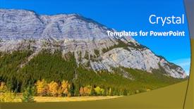  Presentation with abraham - Presentation theme with vibrant-yellows-and-greens background and a teal colored foreground