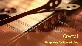 Presentation with vibration - Beautiful slides featuring vibration - closeup of a hammered dulcimer backdrop and a tawny brown colored foreground