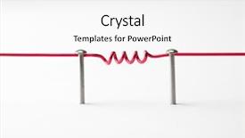  Presentation with internet communication - Slide set consisting of vibration - communication two entities or network background and a white colored foreground
