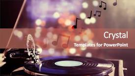  Presentation with vibration - Slides consisting of vibration - concept of music for sleep background and a coral colored foreground