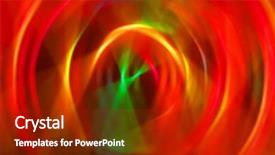  Presentation with light golden lights - Colorful PPT theme enhanced with vibration - multi-colored lights vibrating and swirling backdrop and a tawny brown colored foreground