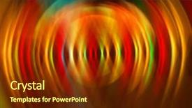  Presentation with multi - PPT layouts having vibration - multi-colored lights vibrating and swirling background and a tawny brown colored foreground