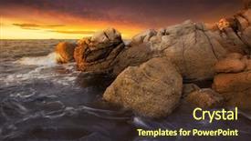  Presentation with australia - Beautiful slide set featuring victor harbor south australia backdrop and a tawny brown colored foreground