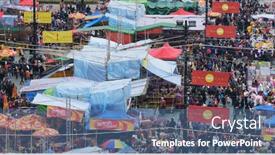  Presentation with lunar new year - Colorful slides enhanced with victoria-park-hong-kong-14 backdrop and a ocean colored foreground