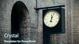  Presentation with historical architecture - Cool new PPT layouts with victorian england - urban historical architecture with vintage backdrop and a wine colored foreground