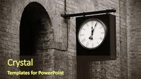  Presentation with historical architecture - Audience pleasing slide set consisting of victorian england - urban historical architecture with vintage backdrop and a tawny brown colored foreground