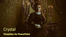  Presentation with baroque - Cool new PPT layouts with victorian-era-concept-beautiful-woman backdrop and a wine colored foreground