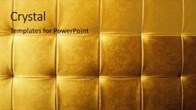  Presentation with victorian - PPT layouts featuring victorian style - abstract golden fabric texture background and a gold colored foreground