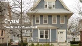  Presentation with victorian - Presentation theme enhanced with victorian style - house pre-1990 background and a gray colored foreground