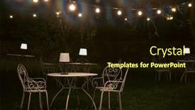  Presentation with old style - Presentation having victorian-style-cafe-with-white background and a wine colored foreground