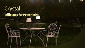  Presentation with old style - Presentation consisting of victorian-style-cafe-with-white background and a wine colored foreground