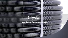  Presentation with electric cable - Beautiful PPT layouts featuring video abstract electric - black cable isolated on white backdrop and a dark gray colored foreground