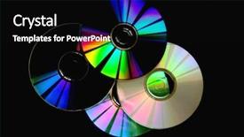  Presentation with light - Slides consisting of video abstract electric - light effects in the surface background and a black colored foreground