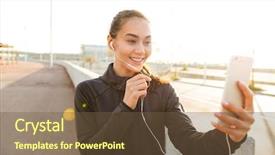  Presentation with hunting conceptual outdoor sports - Presentation with video call - image of happy young asian background and a tawny brown colored foreground